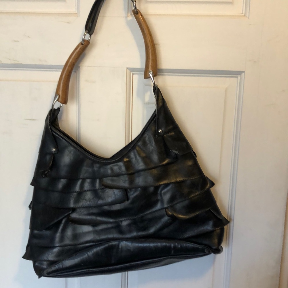 Black handbag